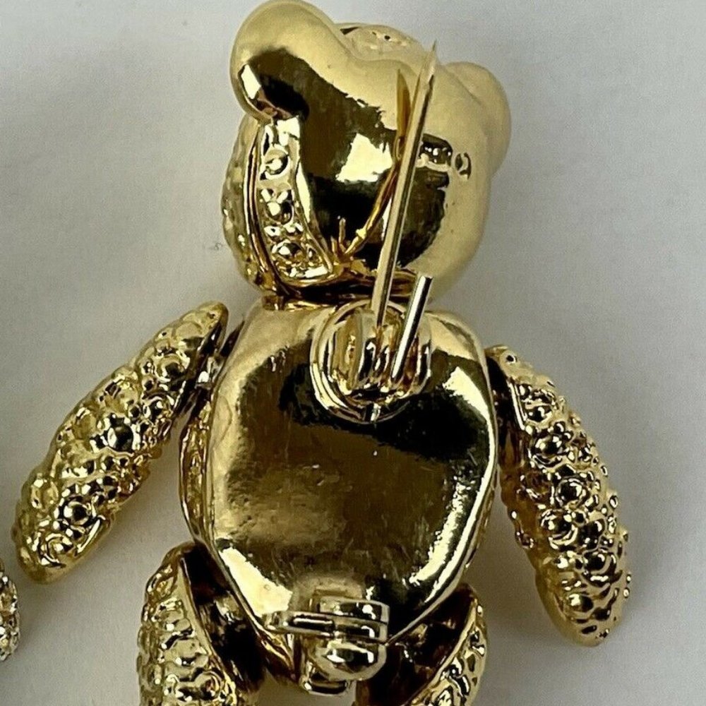 Napier Vintage Cuddly Teddy Bear Signed Movable Pin/B… - Gem